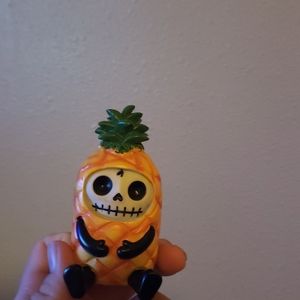 A pineapple skeloton